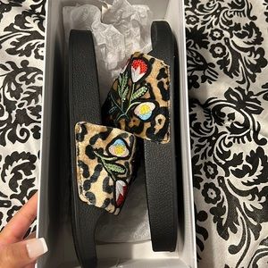 Steve Madden Leopard Print Sandals